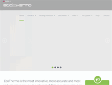 Tablet Screenshot of ecothermo.it